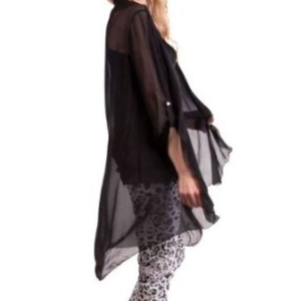 Italian Silk Long Cardigan